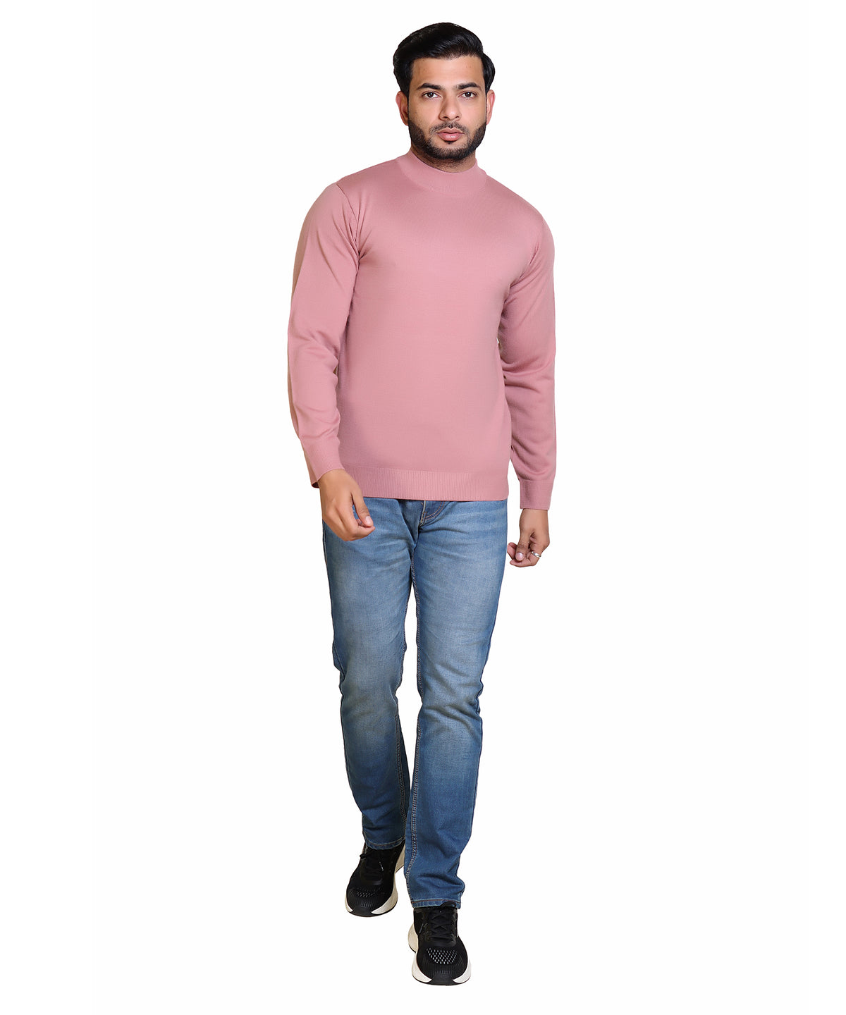 Men's Turtleneck sweater Pink Colour