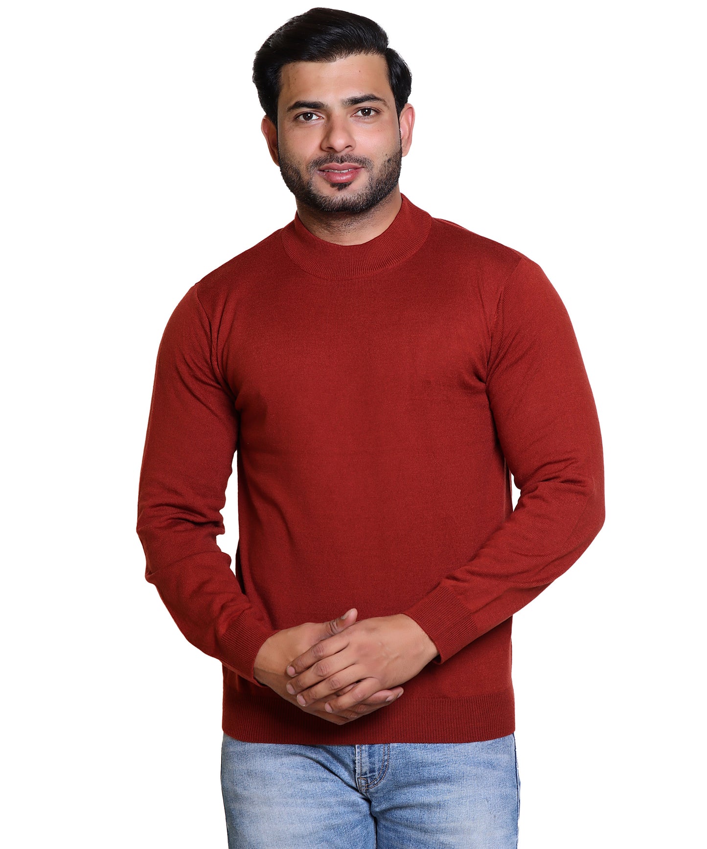 Men's Turtleneck sweater Rust Colour