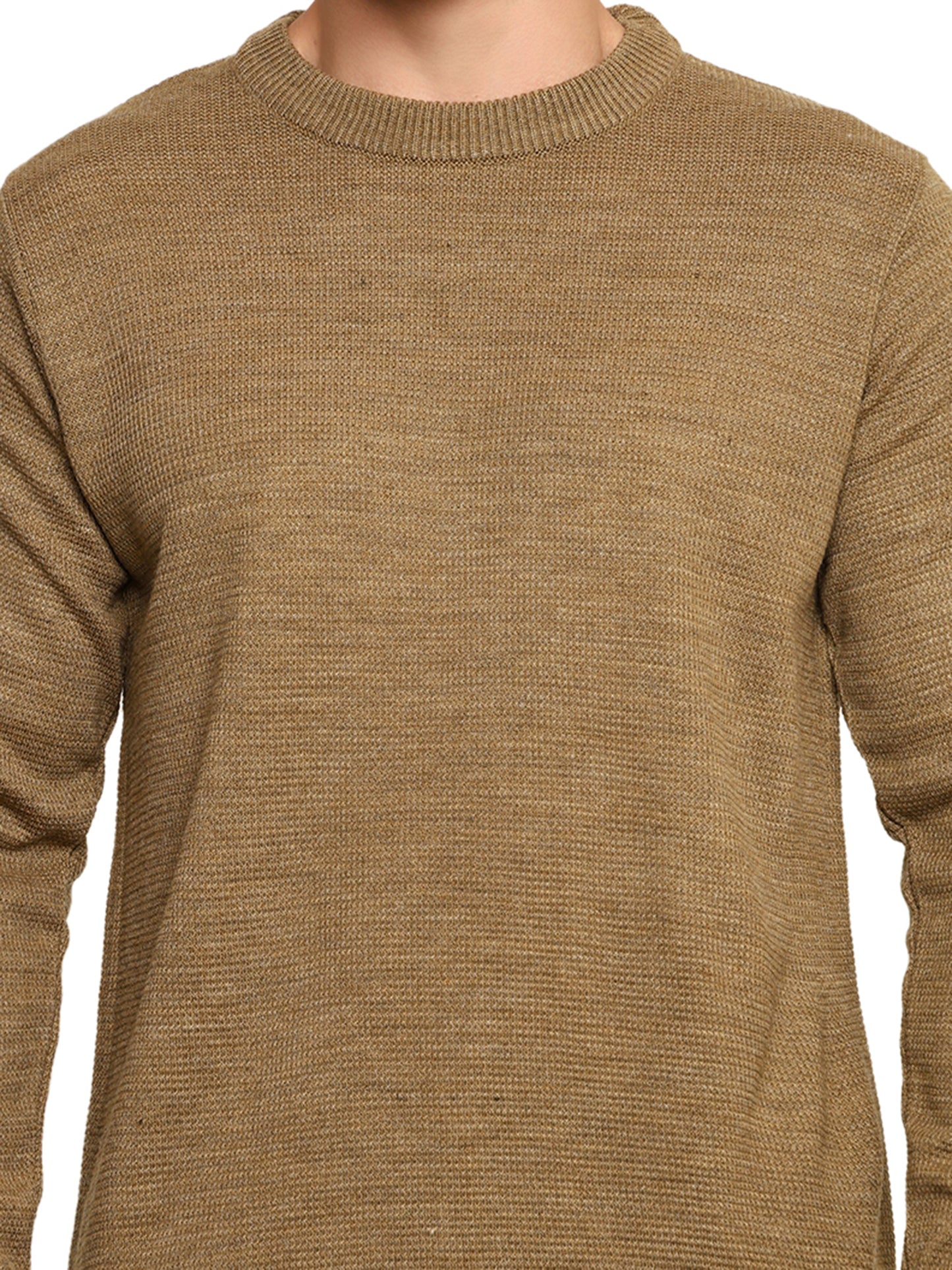 Men's Sweater Khakhi Colour Full SLV