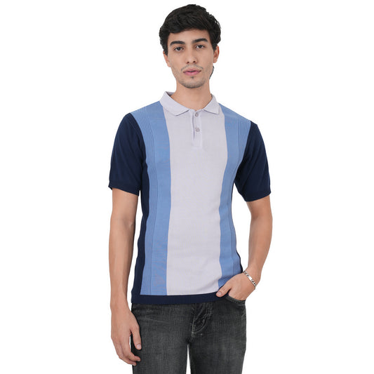 Men Button Polo Neck Pure Cotton