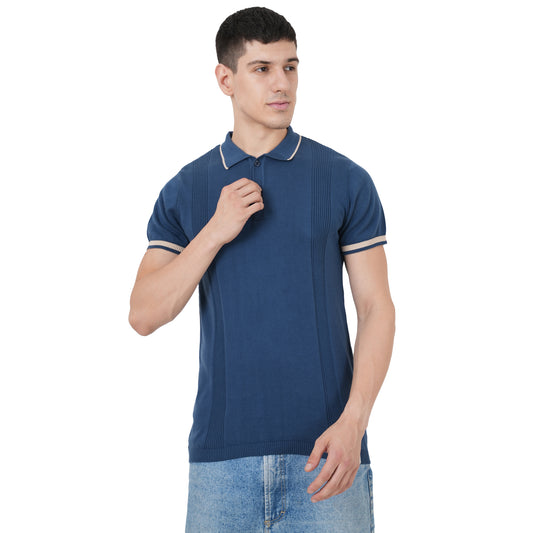 Men Polo Neck Half SLV Shirt