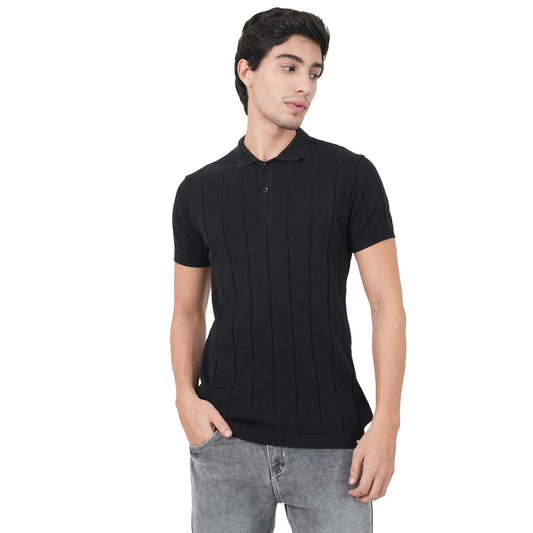 Men Button Polo Neck Pure Cotton