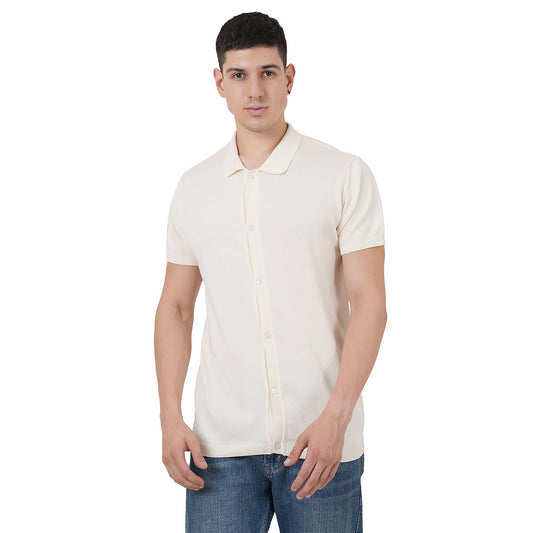 Men Polo Neck Half SLV Shirt