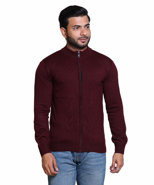 Men's Sweater Front Full Zipper Full SLV