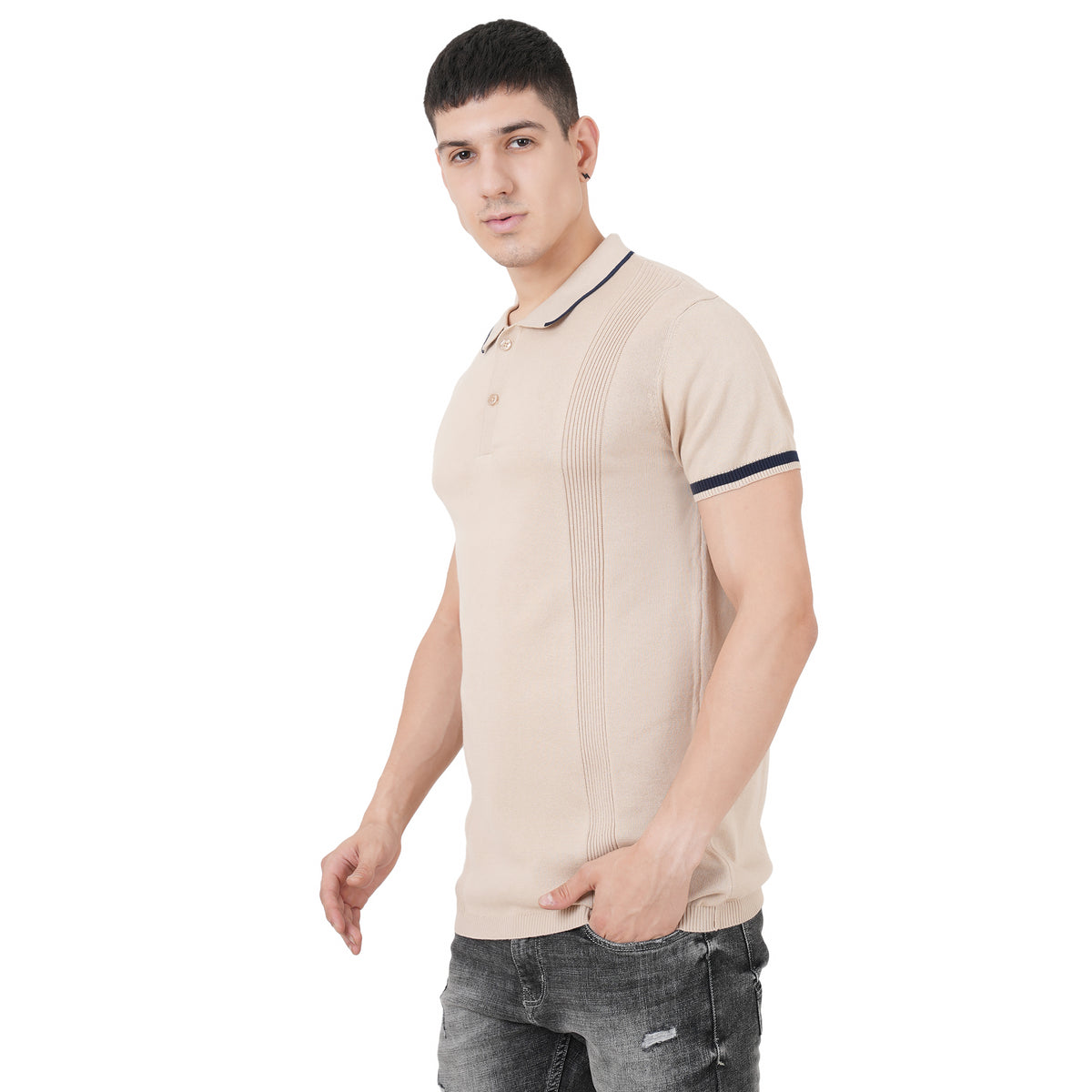 Men Polo Neck Pure Cotton
