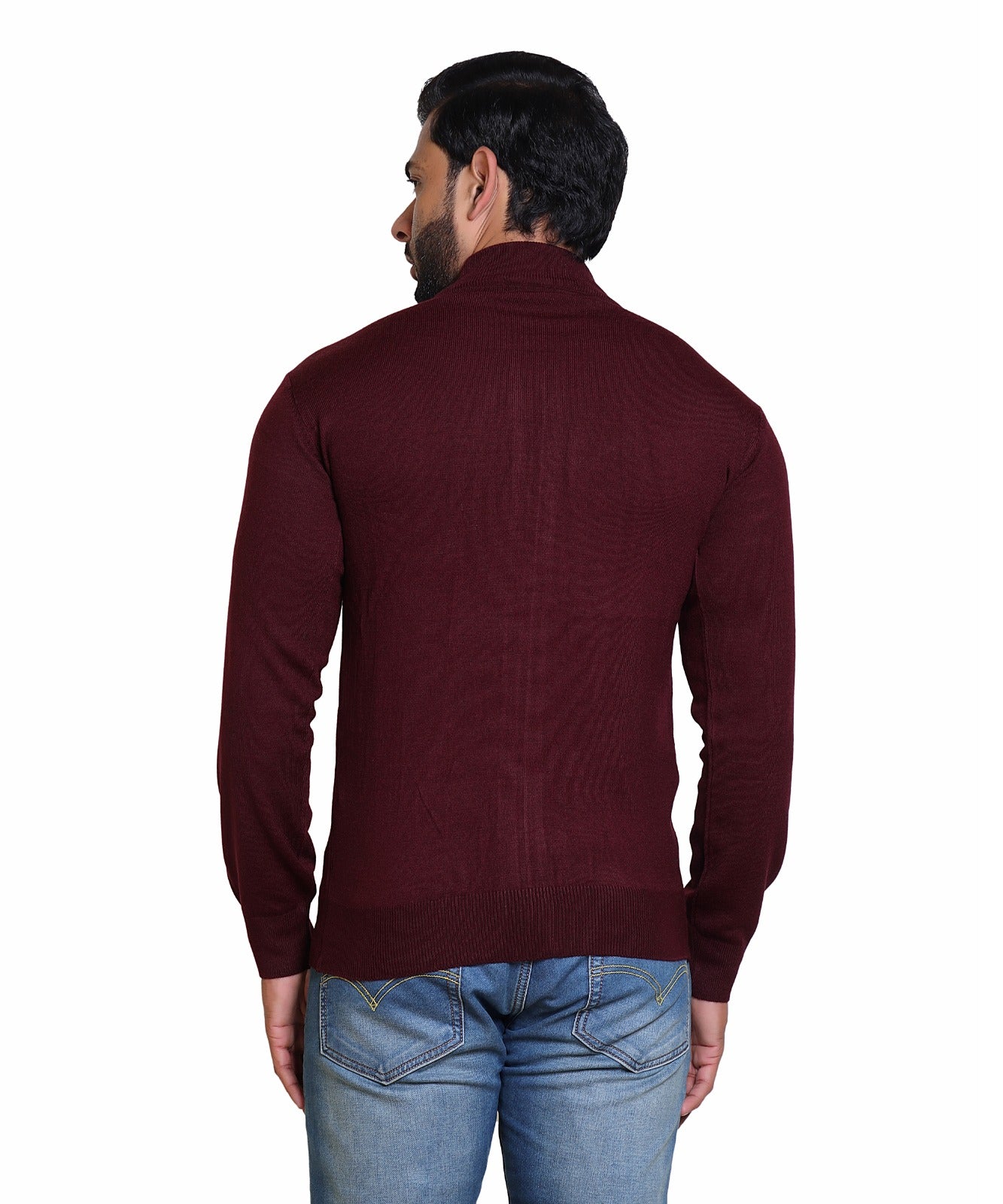 Men's Sweater Front Full Zipper Full SLV