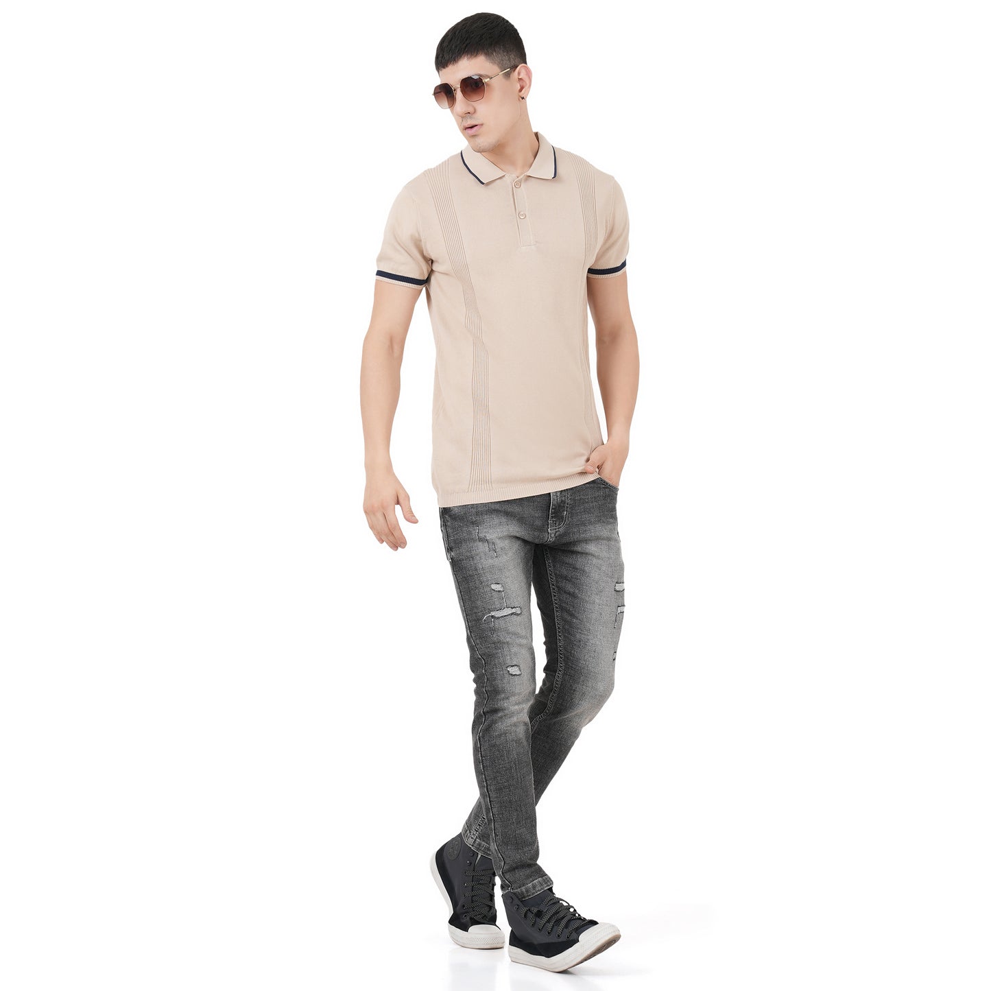 Men Polo Neck Pure Cotton