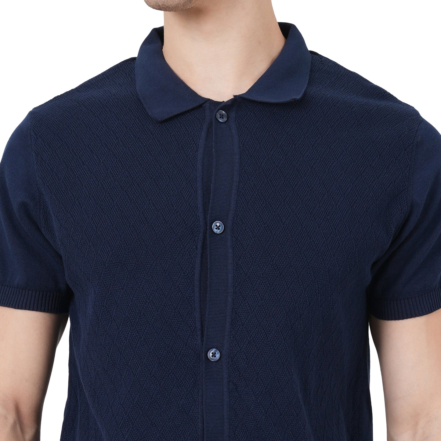 Men Polo Neck Half SLV Shirt