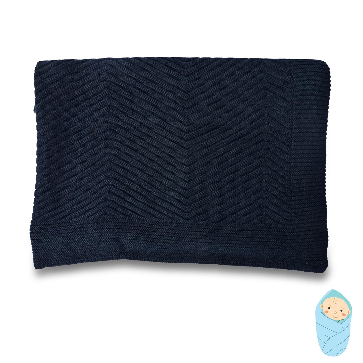Baby warm wrap - Navy