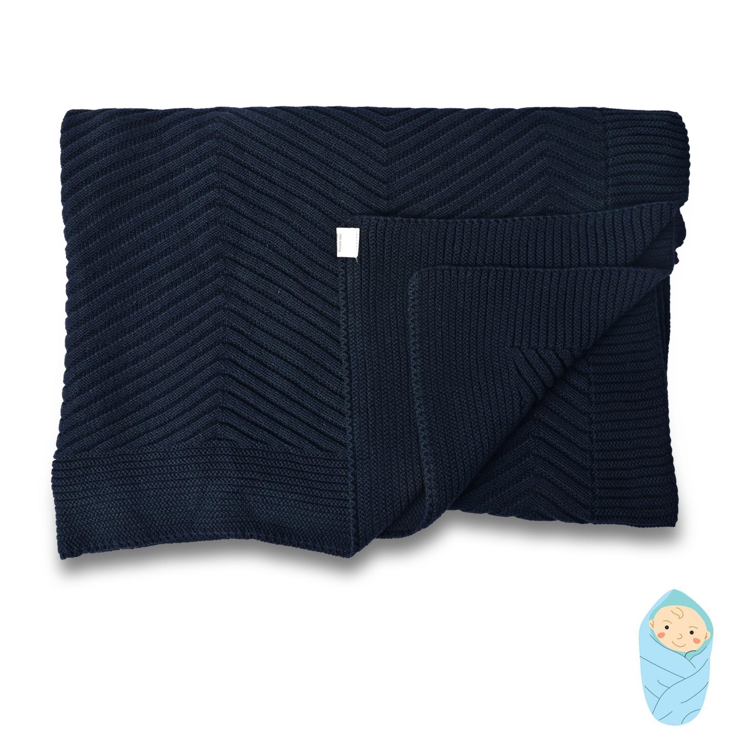 Baby warm wrap - Navy