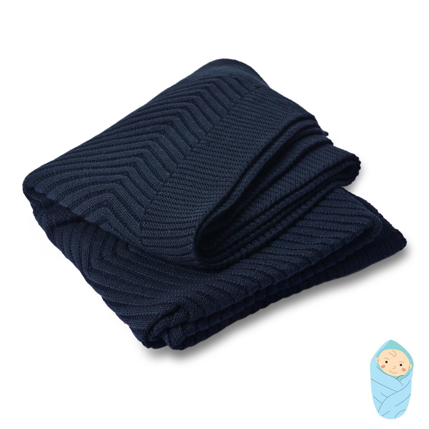 Baby warm wrap - Navy