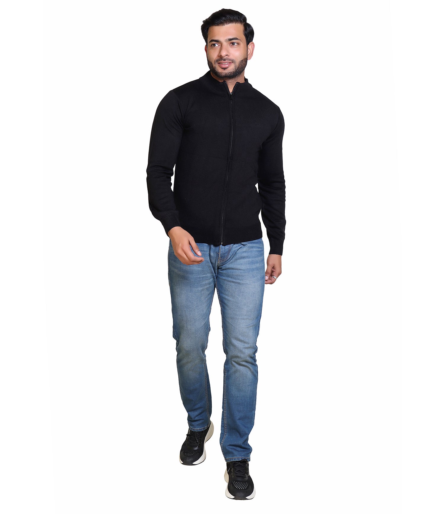 Men's Sweater Front Full Zipper Full SLV