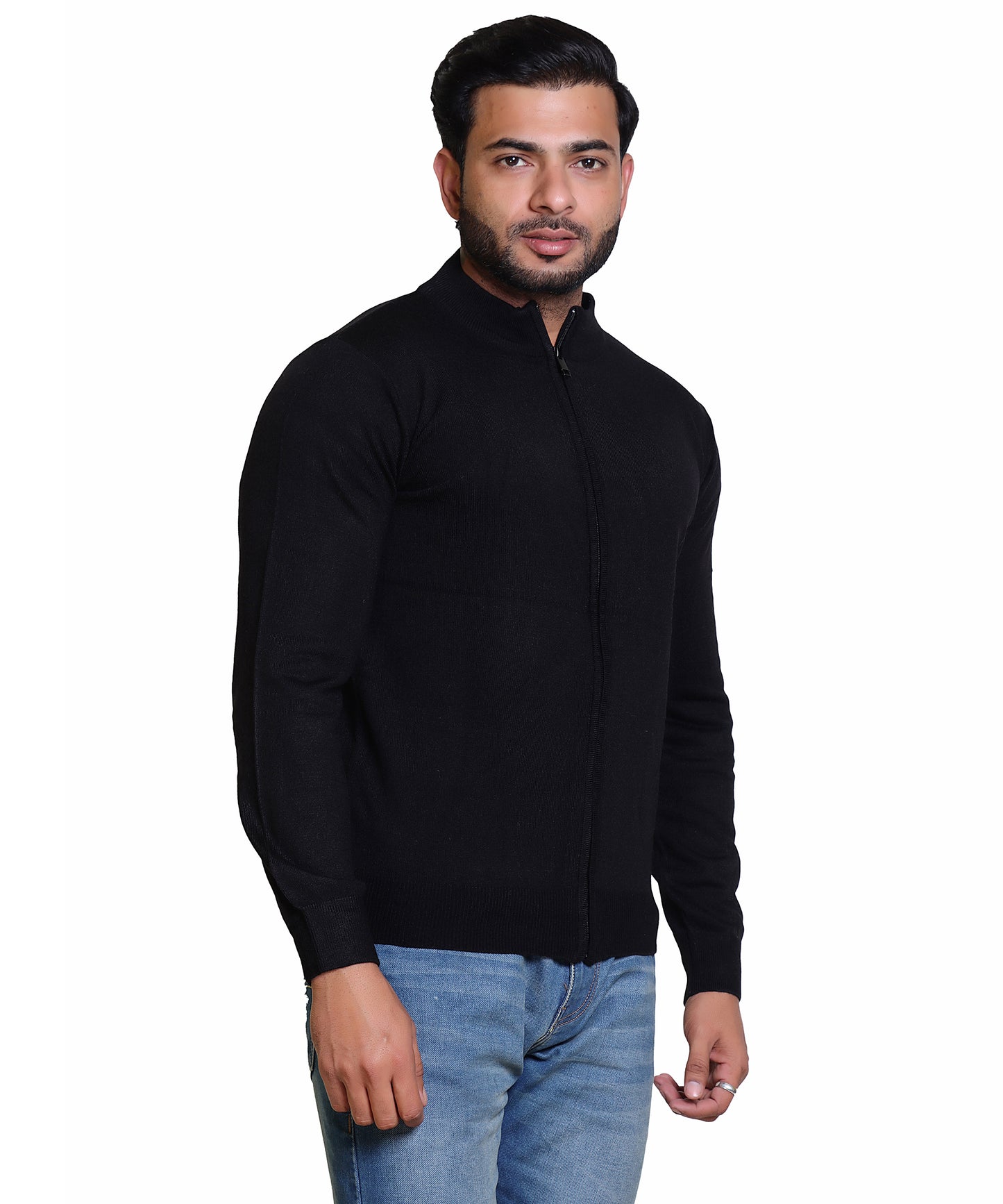 Men's Sweater Front Full Zipper Full SLV