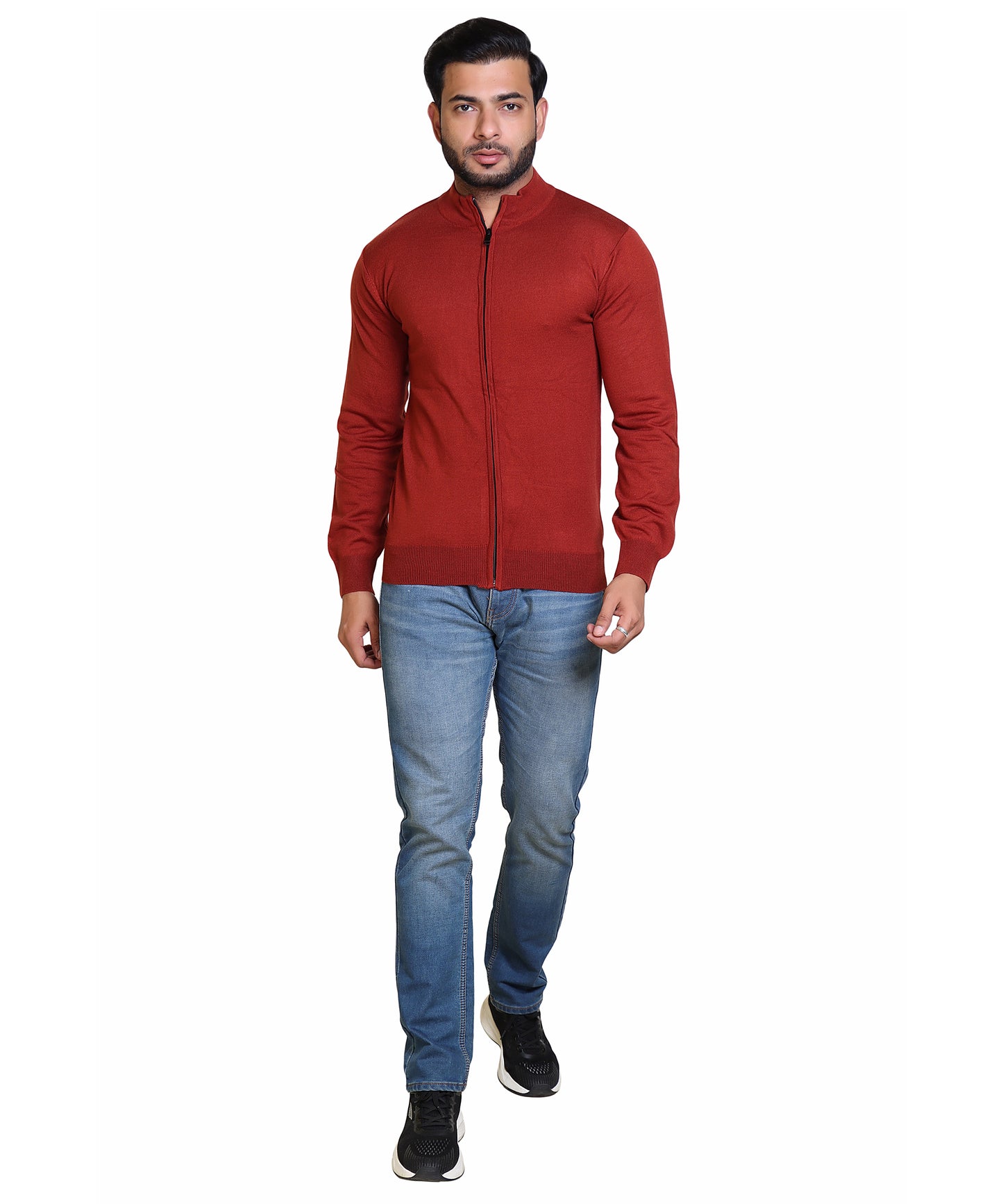 Men's Sweater Front Full Zipper Full SLV