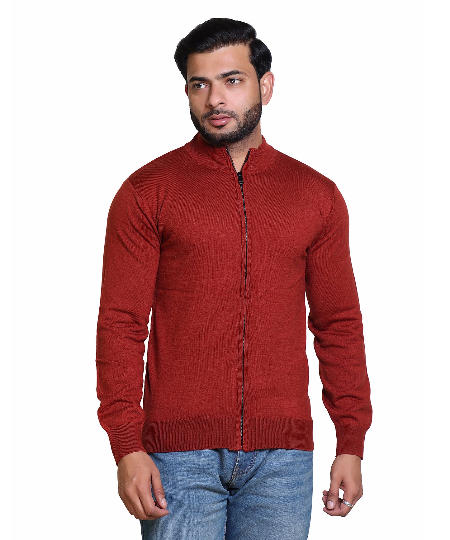 Men's Sweater Front Full Zipper Full SLV