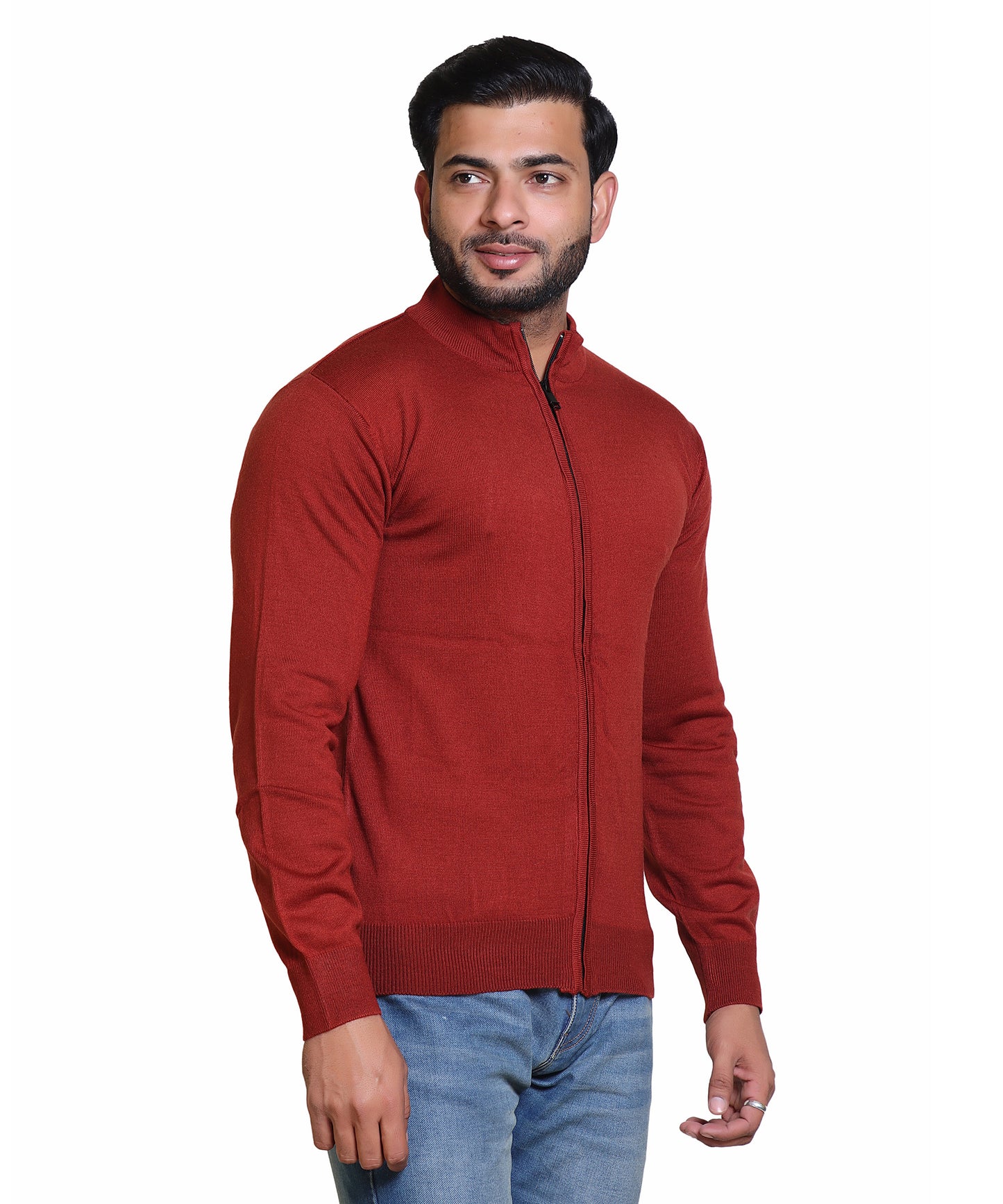 Men's Sweater Front Full Zipper Full SLV