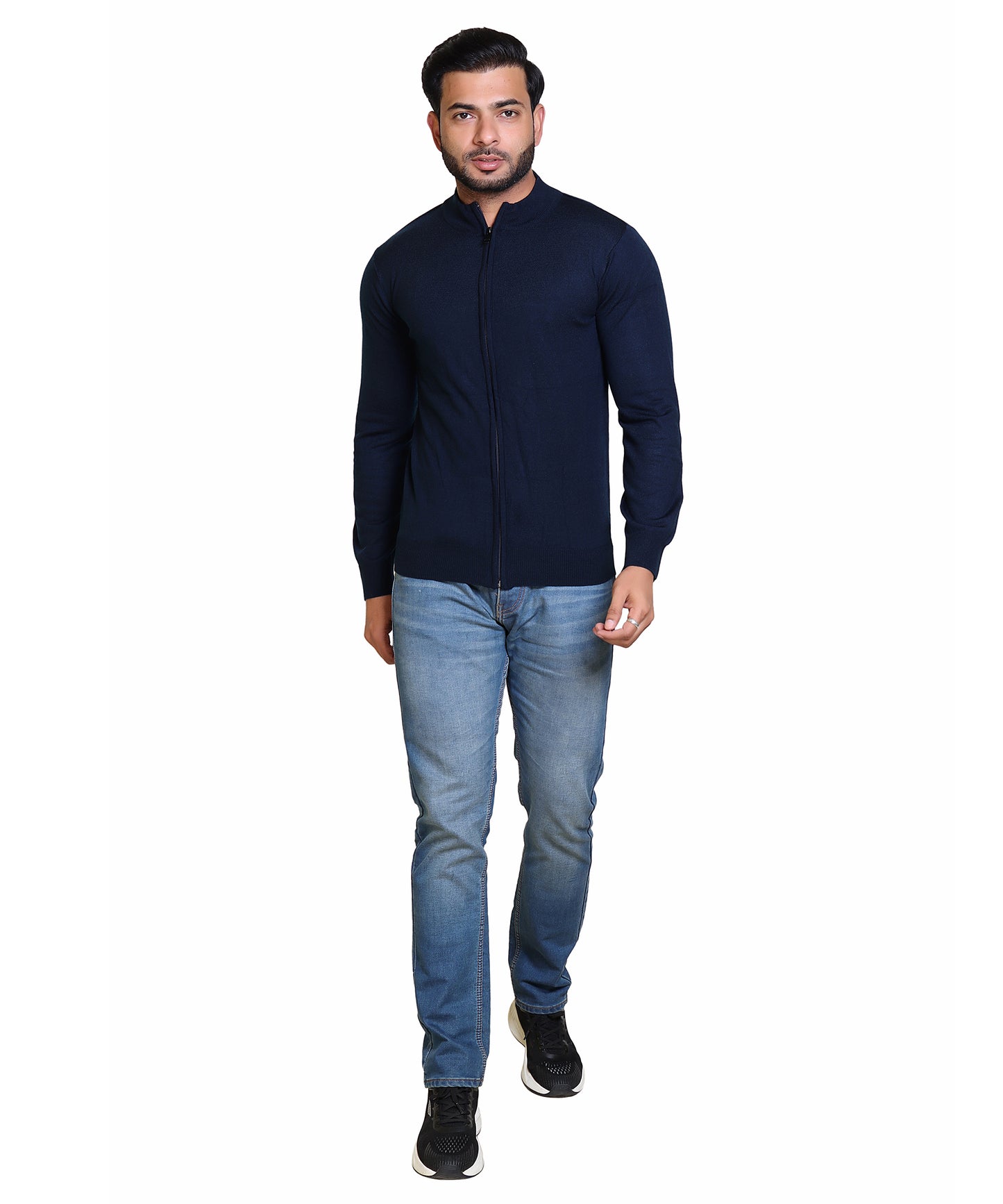 Men's Sweater Front Full Zipper Full SLV