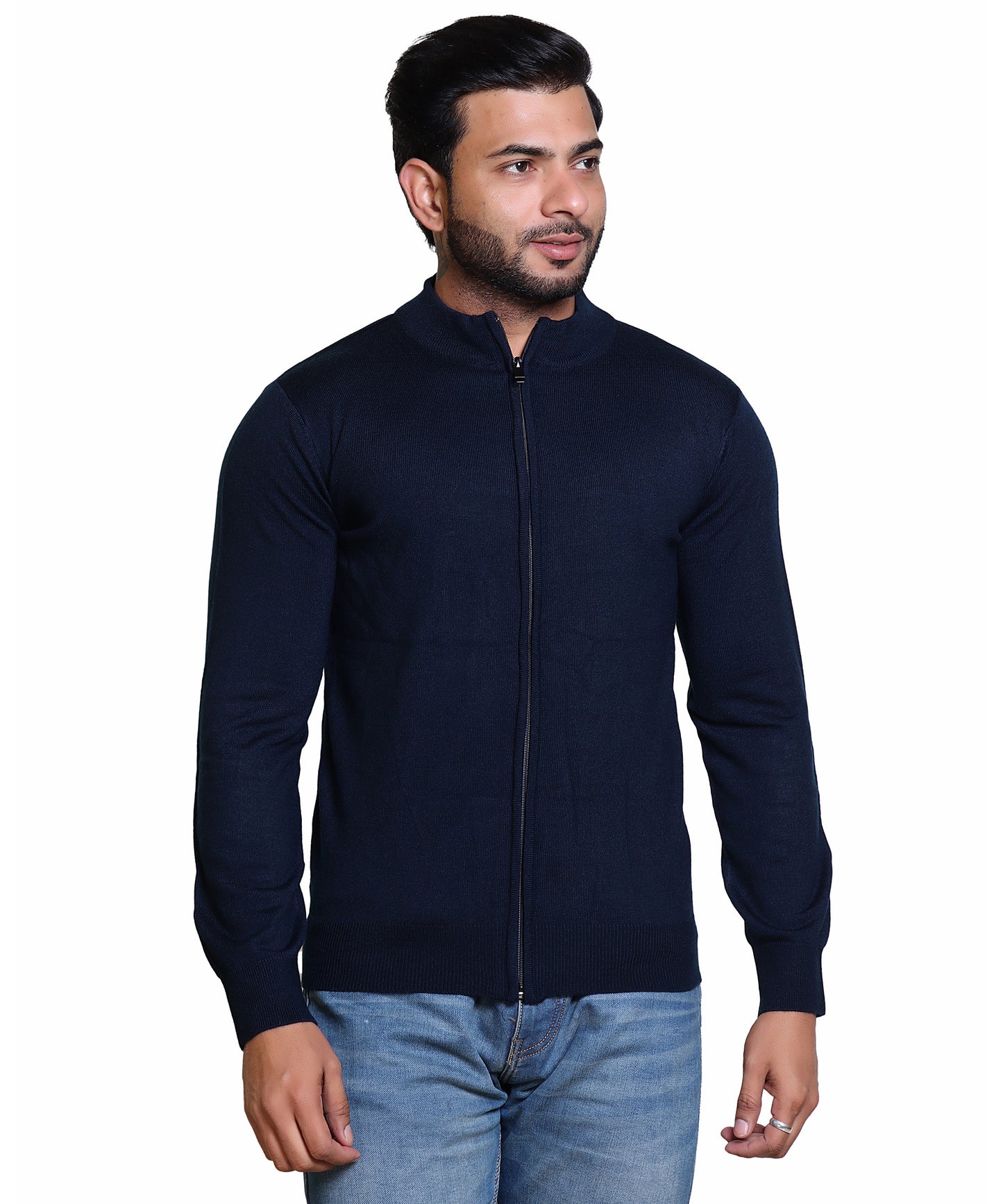 Men's Sweater Front Full Zipper Full SLV