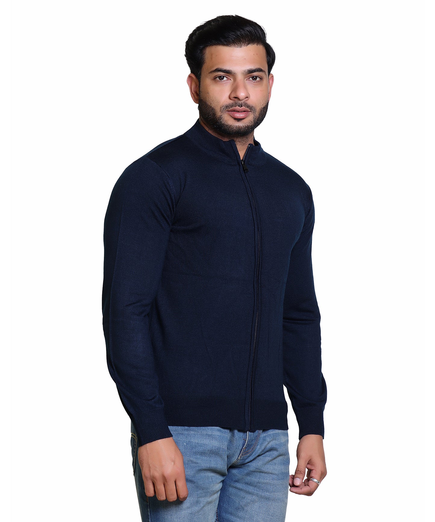 Men's Sweater Front Full Zipper Full SLV