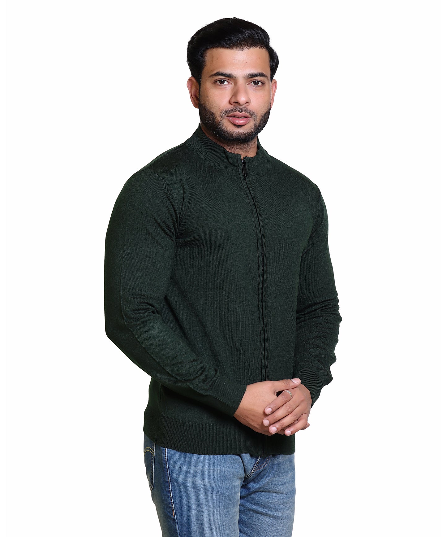 Men's Sweater Front Full Zipper Full SLV
