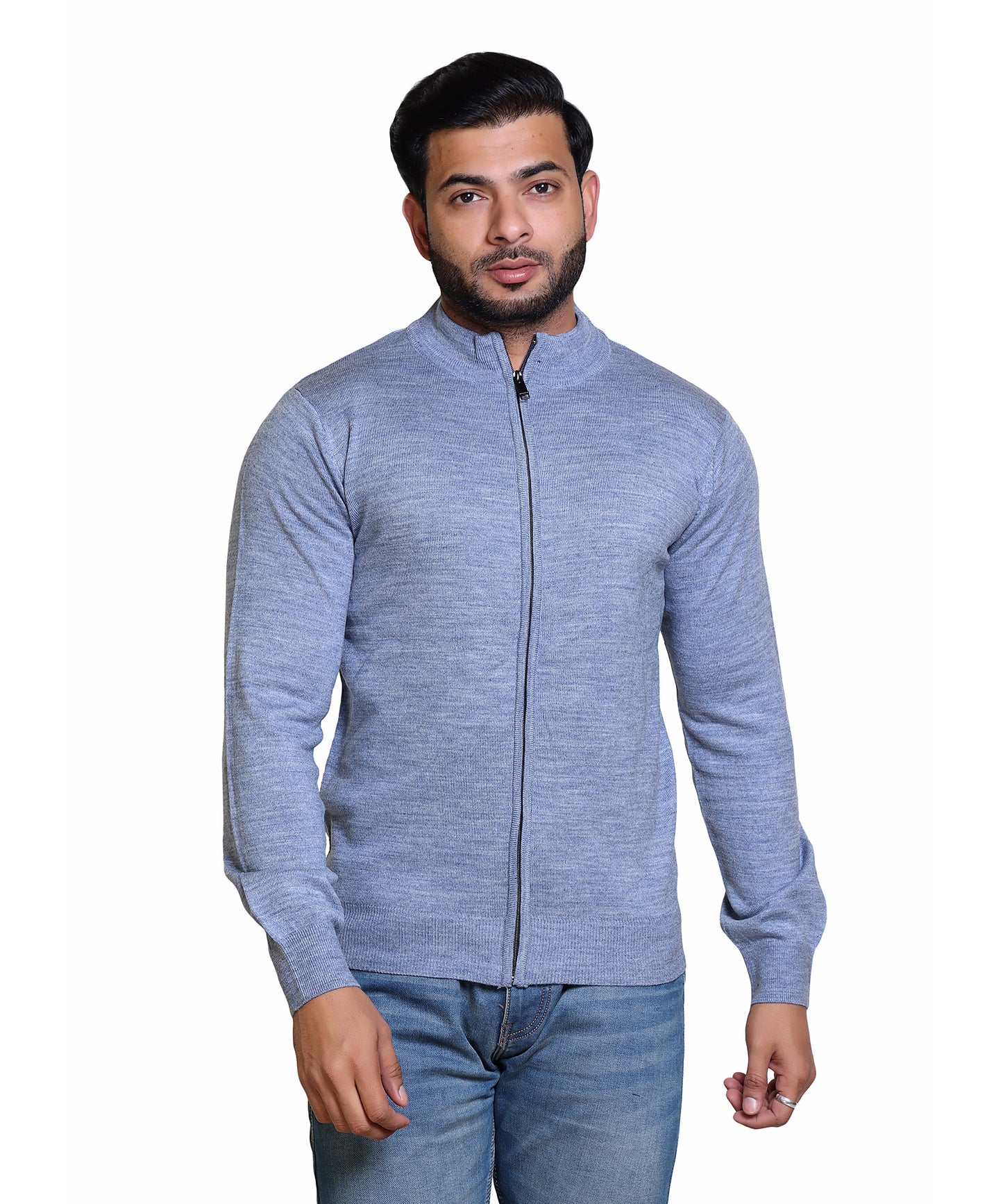 Men's Sweater Front Full Zipper Full SLV