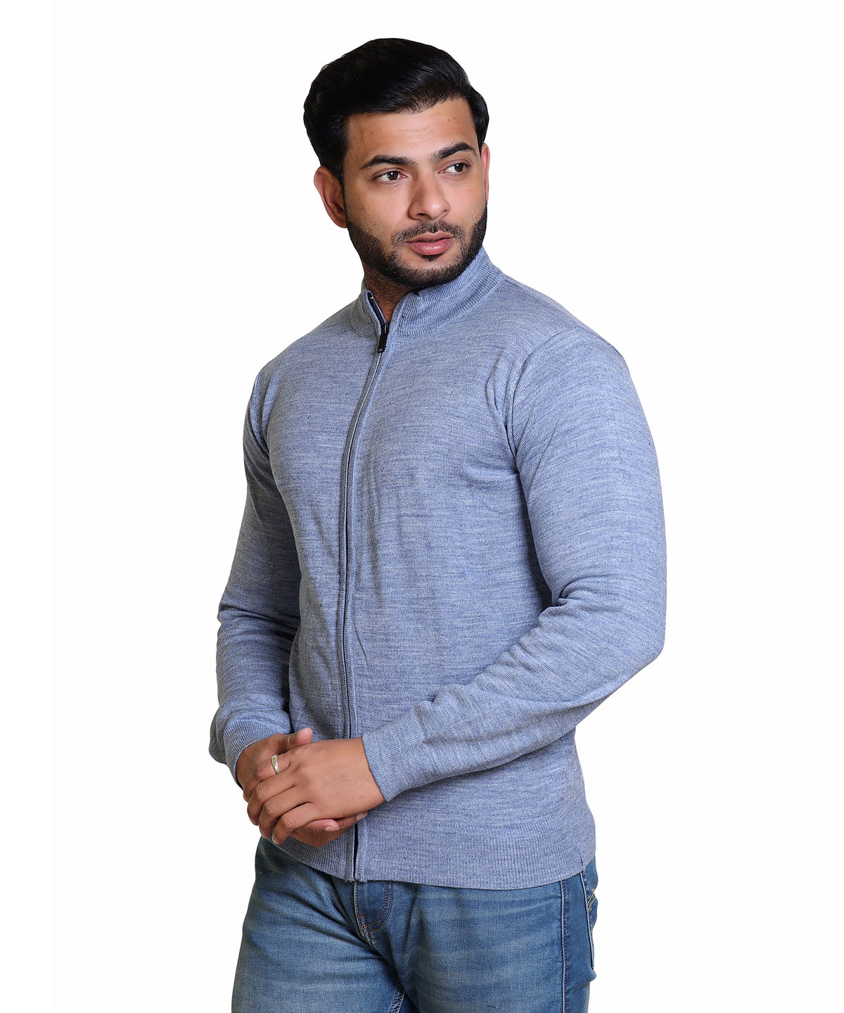 Men's Sweater Front Full Zipper Full SLV
