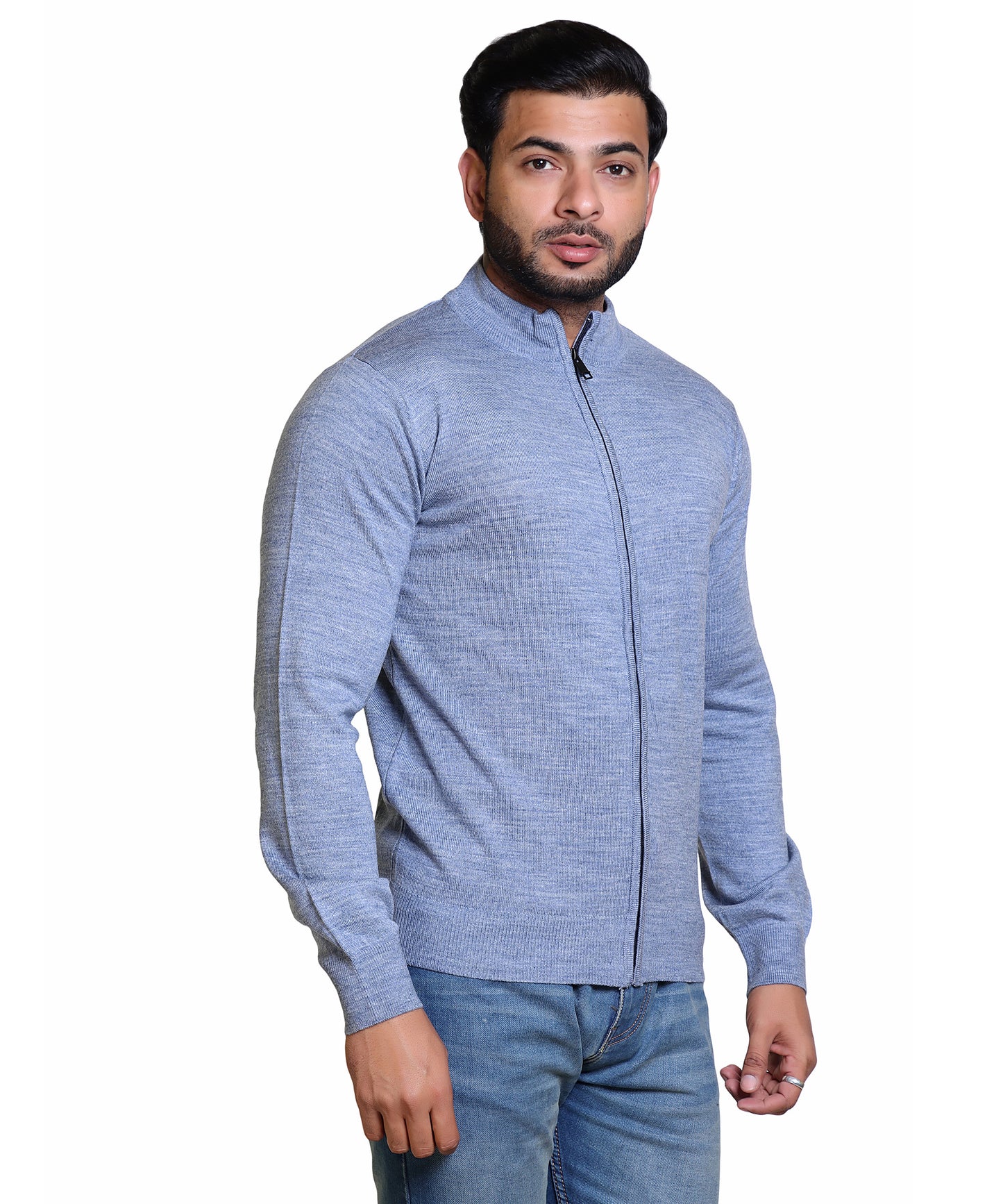 Men's Sweater Front Full Zipper Full SLV