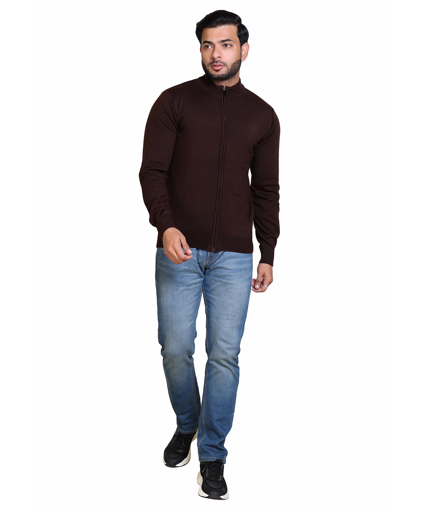 Men's Sweater Front Full Zipper Full SLV