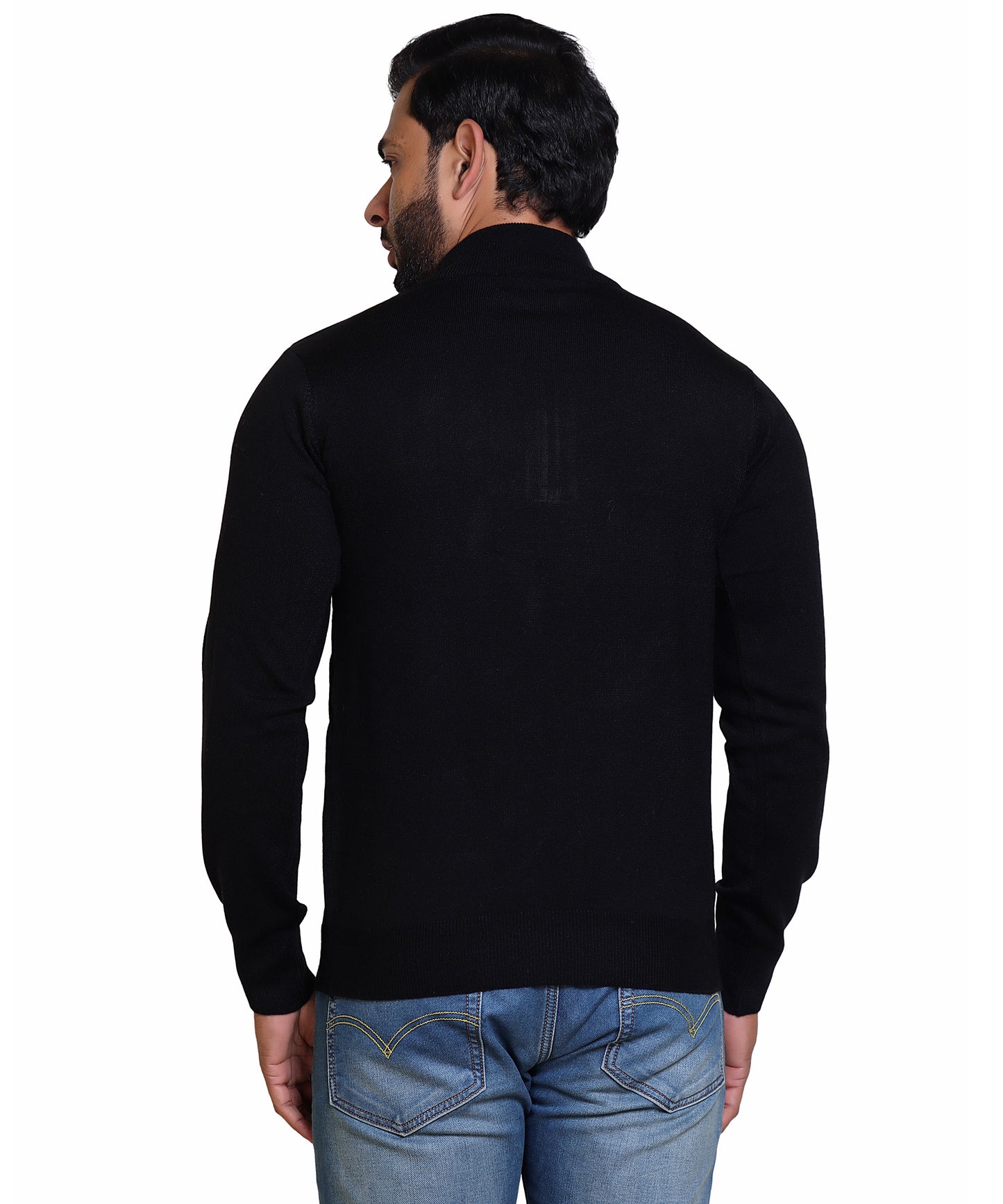 Men's Sweater Front Half Zipper Full SLV