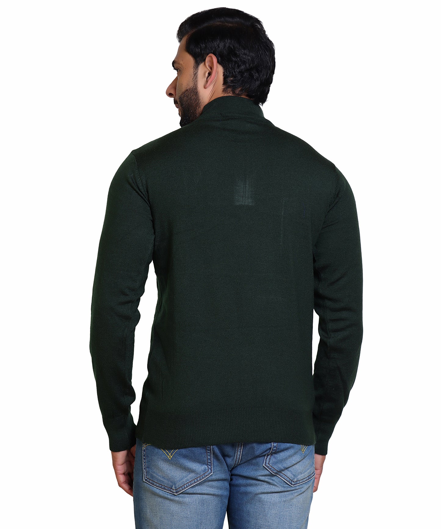Men's Sweater Front Half Zipper Full SLV