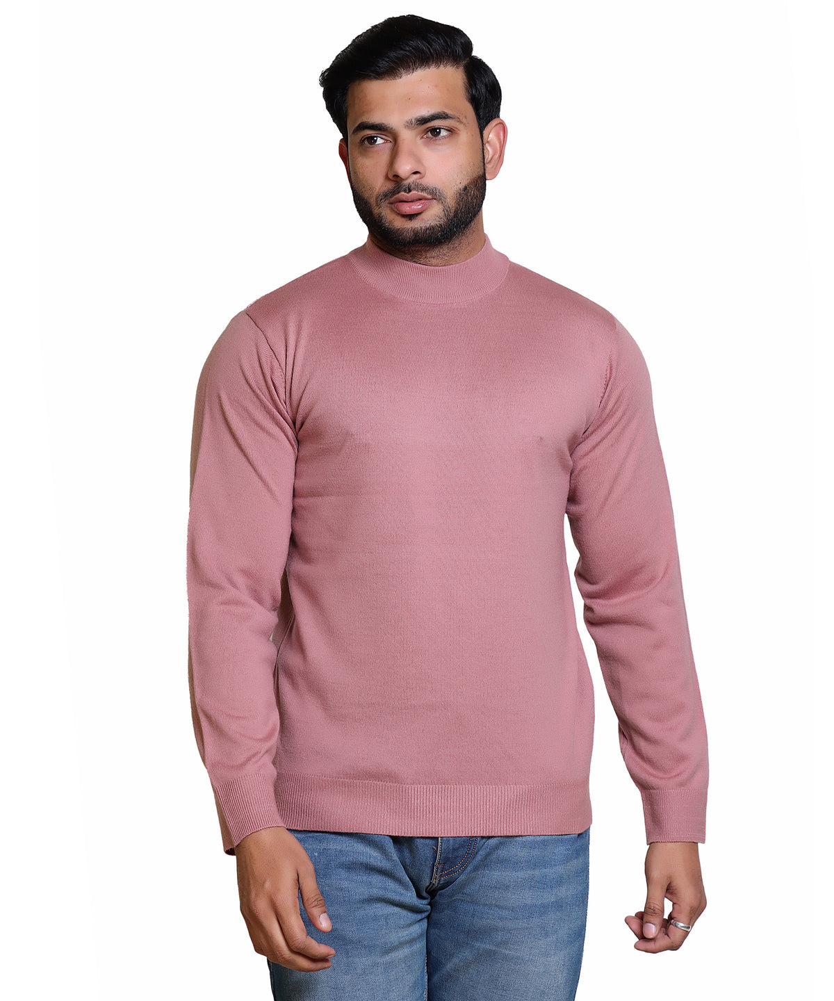Men's Turtleneck sweater Pink Colour