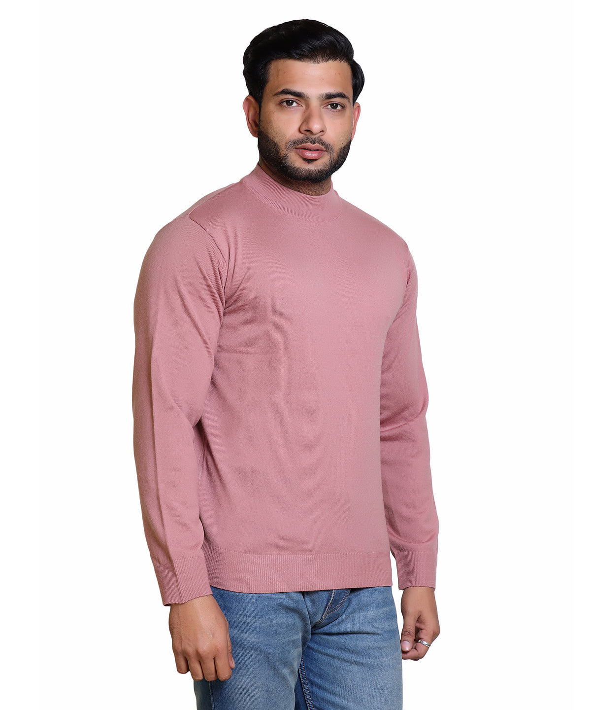 Men's Turtleneck sweater Pink Colour