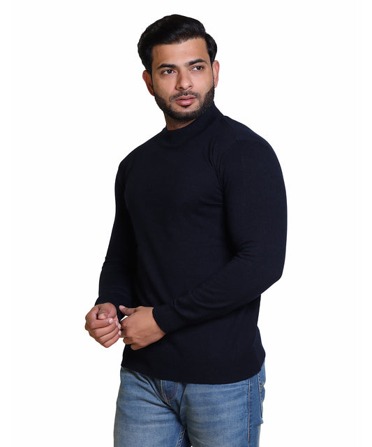 Men's Turtleneck sweater Black Colour