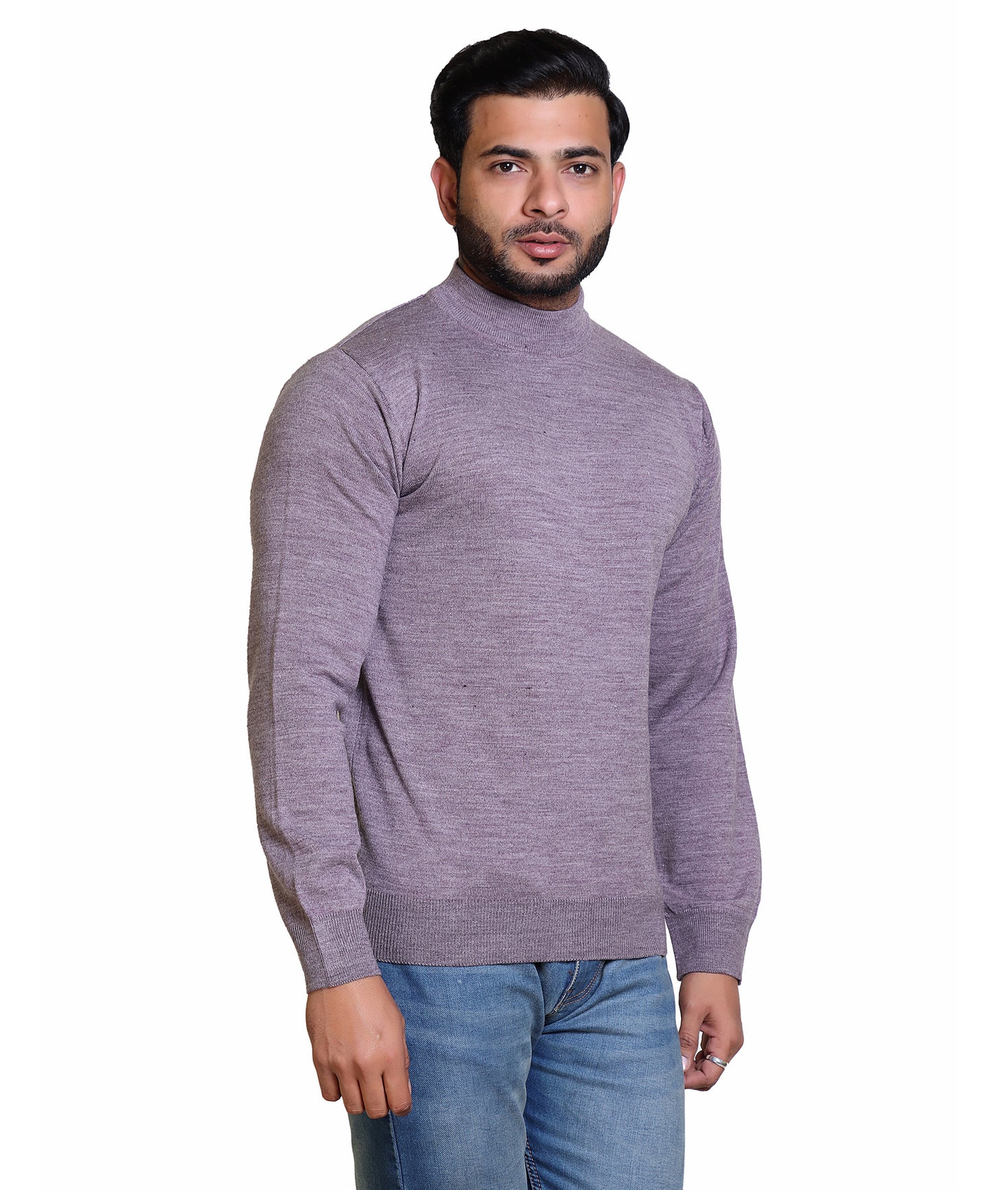 Men's Turtleneck sweater Mauve Colour