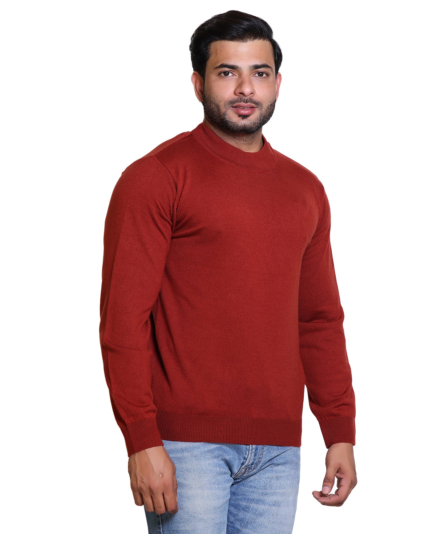 Men's Turtleneck sweater Rust Colour