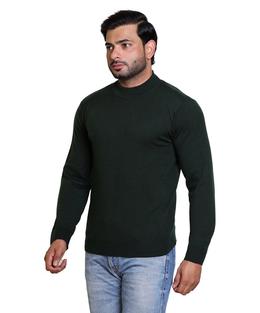 Men's Turtleneck sweater Olive Colour