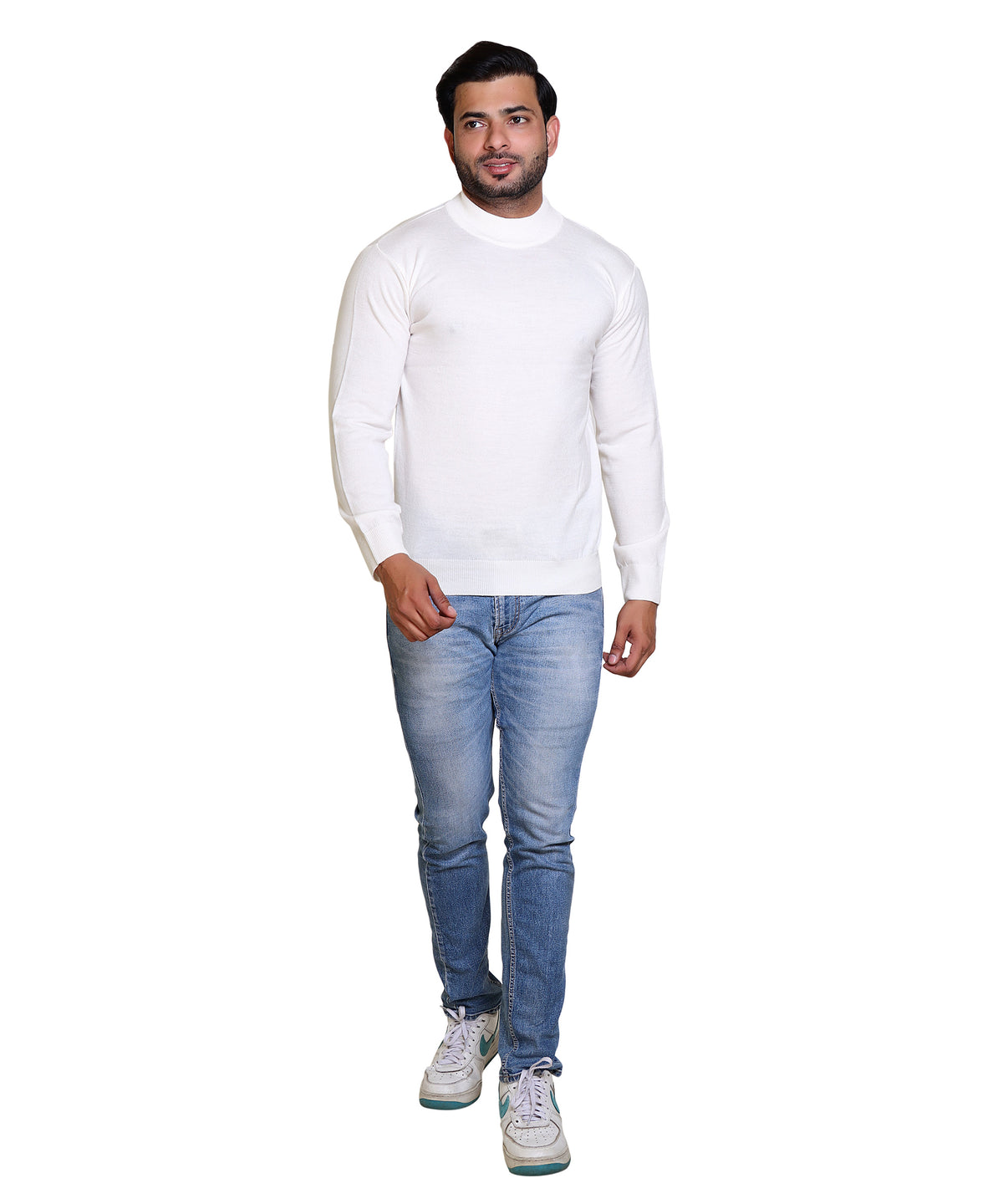 Men's Turtleneck sweater White Colour