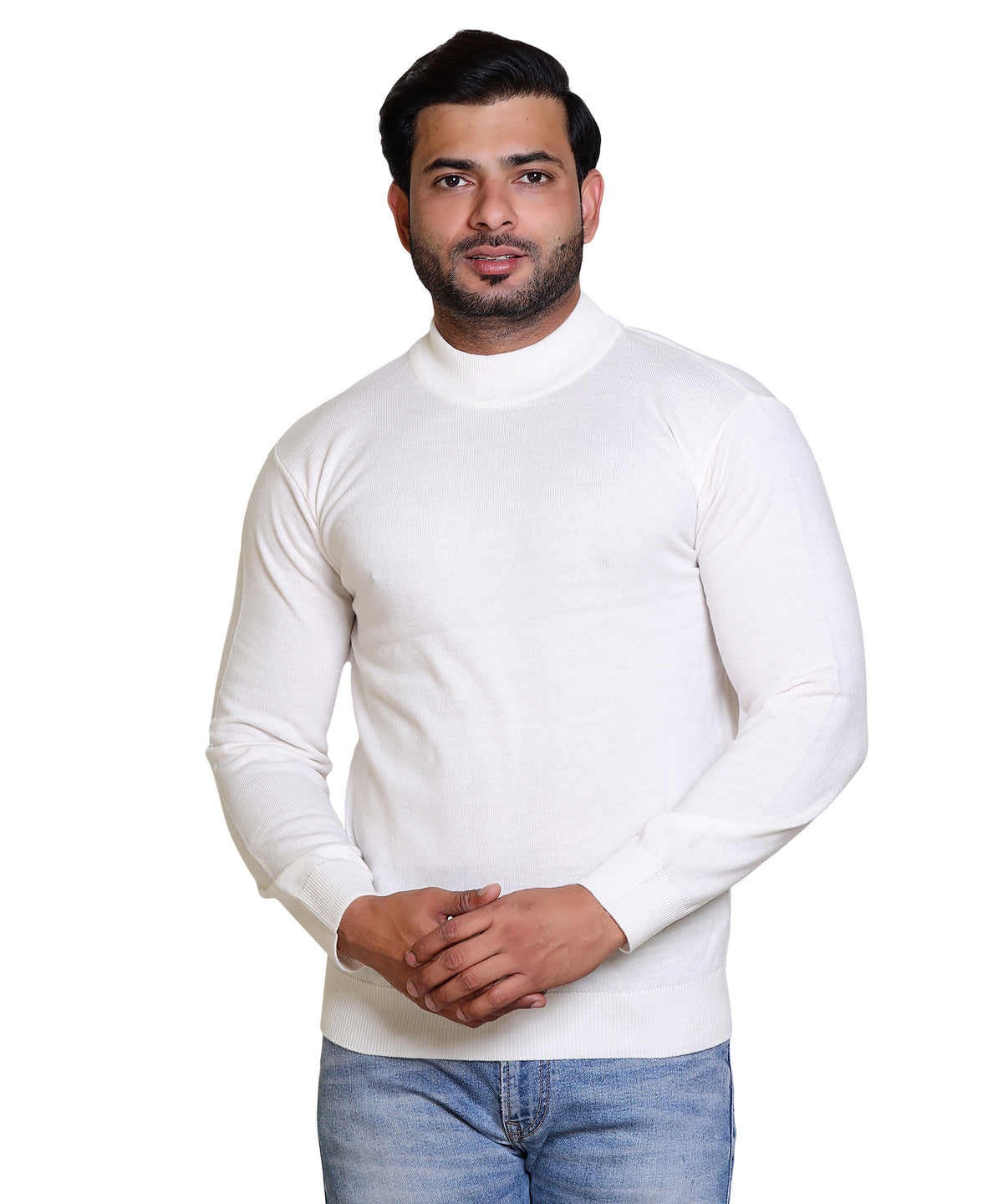 Men's Turtleneck sweater White Colour