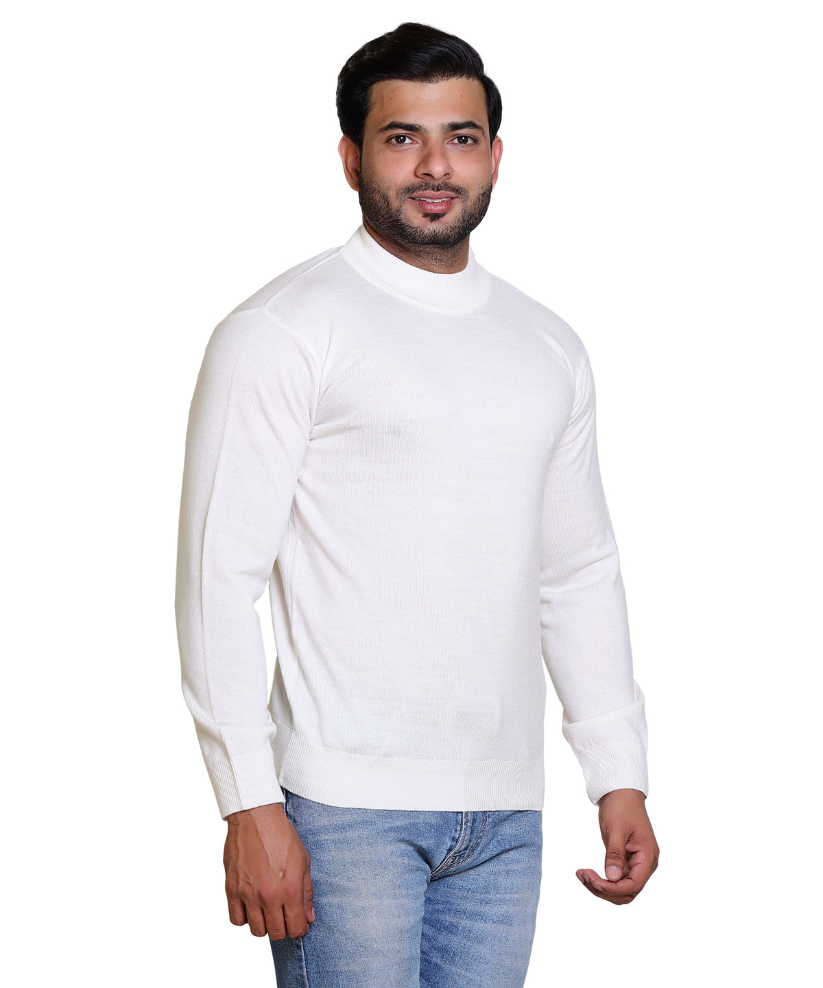 Men's Turtleneck sweater White Colour